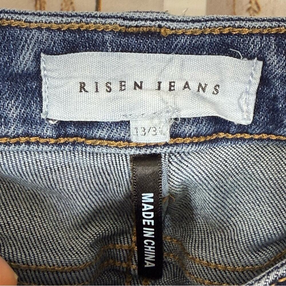 Risen Jeans, Crossover Classic Blue Straight Leg Women's Jeans. Size 13/31. - Picture 3 of 6